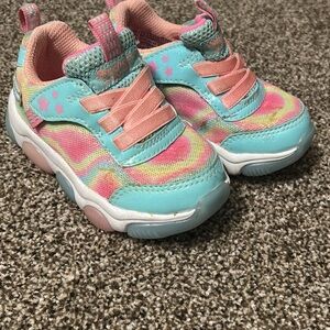 Skechers Kids' Pink and Blue Sneakers